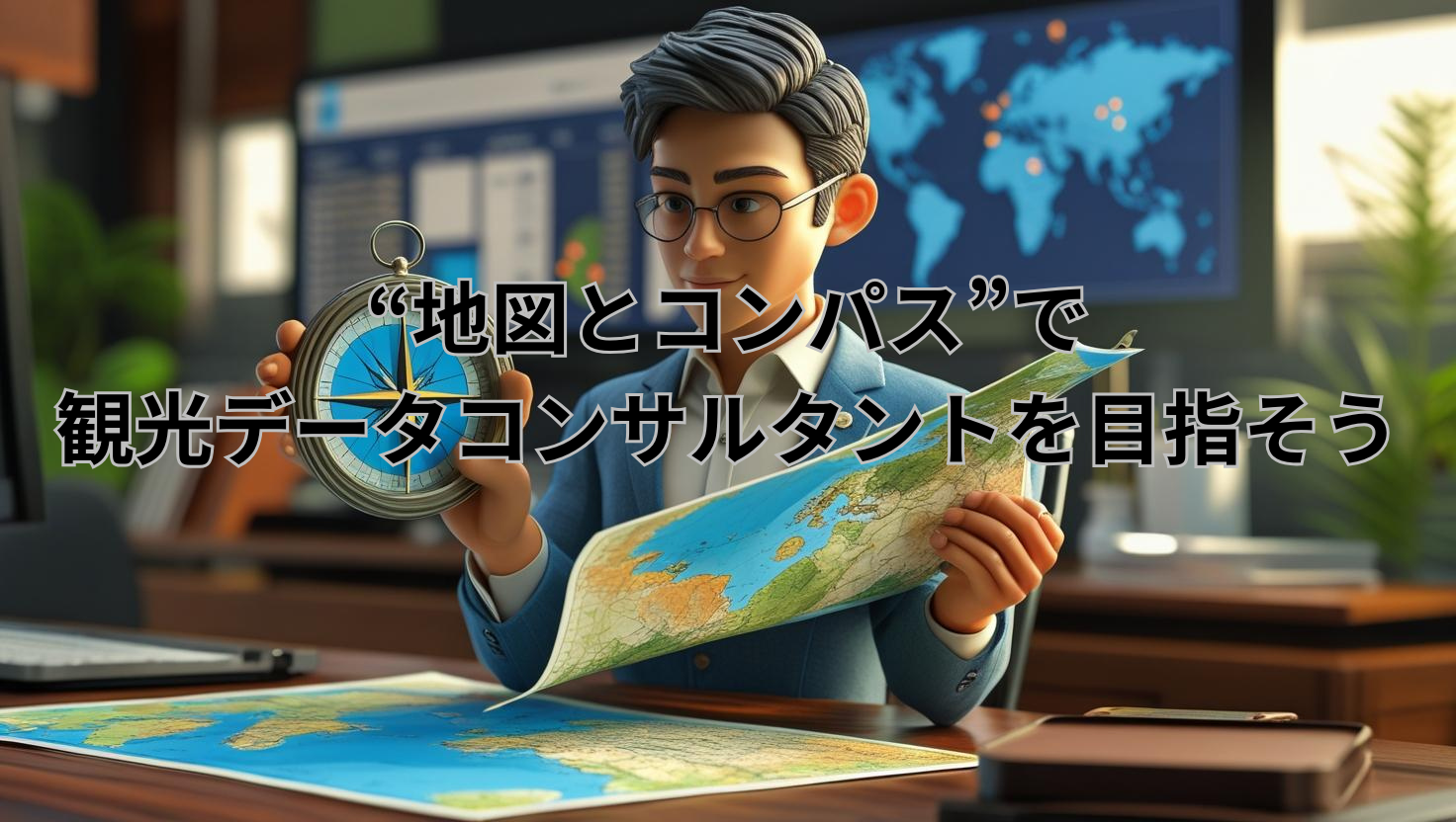 “地図とコンパス”で観光データコンサルタントを目指そう